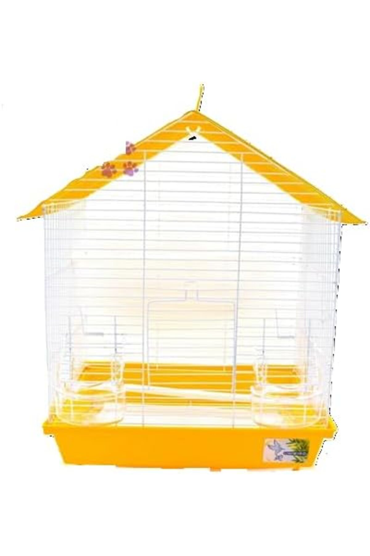 FantastikSell Tek Kapılı Kafes (1 tünek 1 yemlik 1 suluk 1 adet t