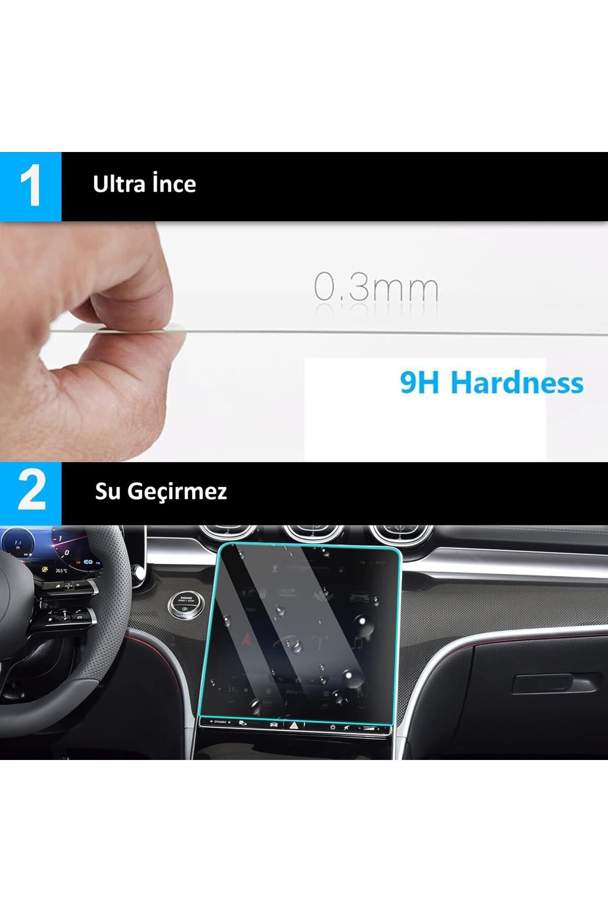 FantastikSell Toyota ile uyumlu Corolla 2023 2024 2025 Model Göst