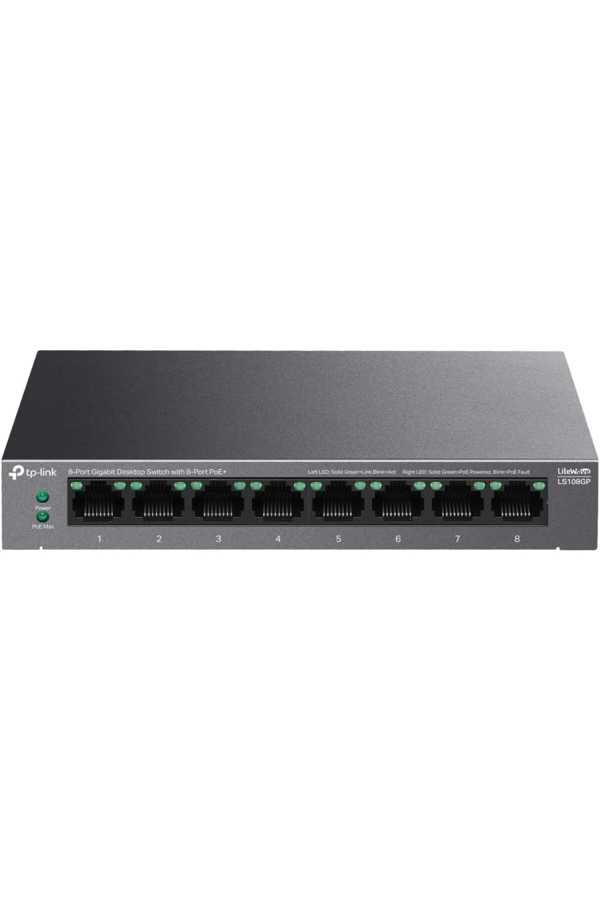 FantastikSell TP-Link LS108GP | 8-Port Gigabit PoE+ Switch | 62W