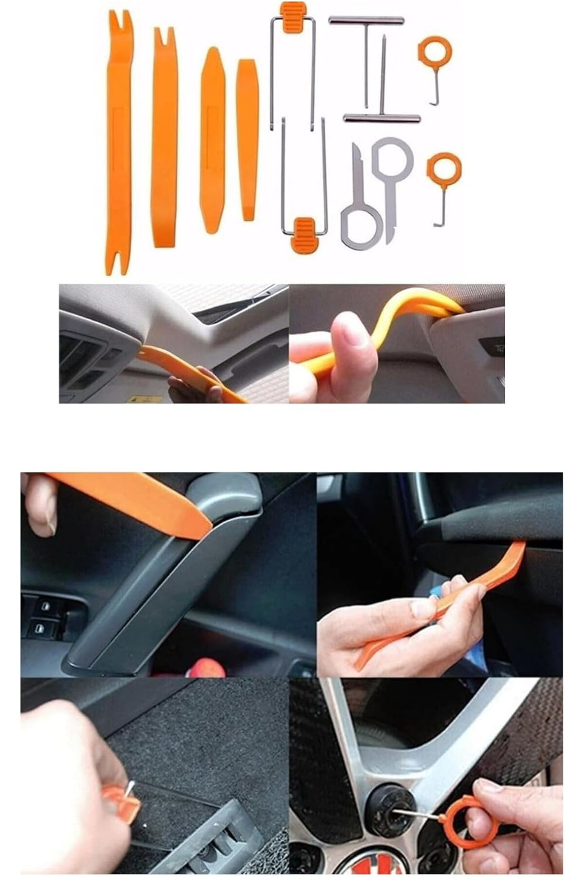 FantastikSell Trim Turncu Oto Torpido Teyp Kapı Sökme Takma Döşem