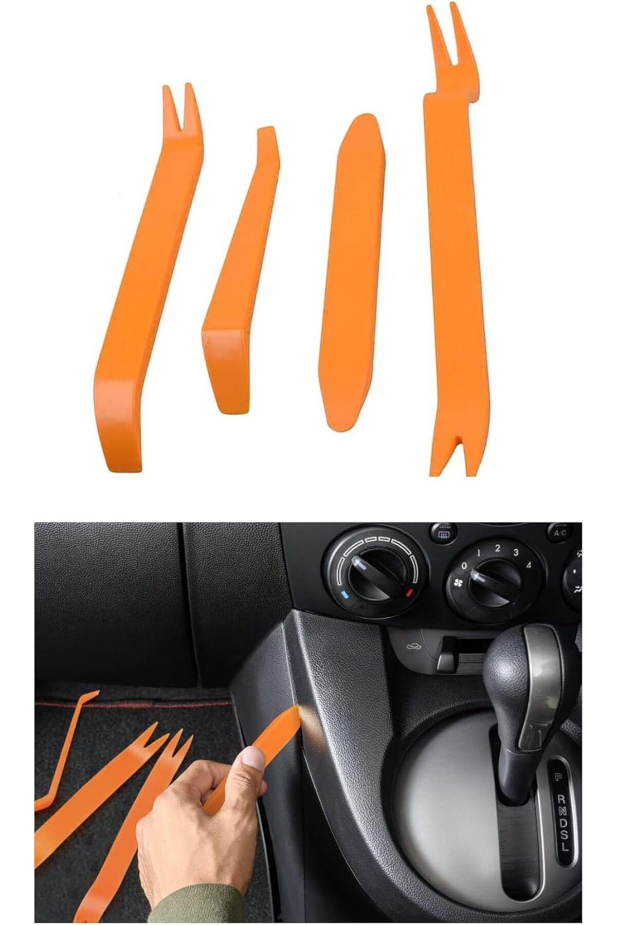 FantastikSell Trim Turncu Oto Torpido Teyp Kapı Sökme Takma Döşem