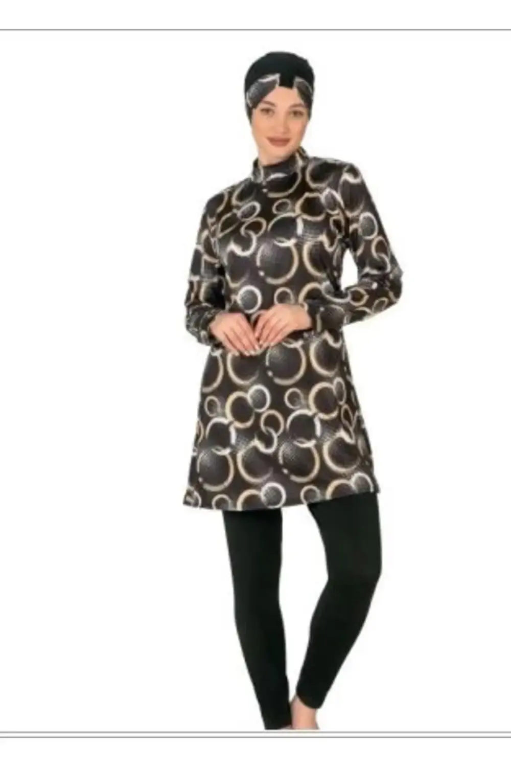 Fantasy 3414 Desenli Tesettür Mayo