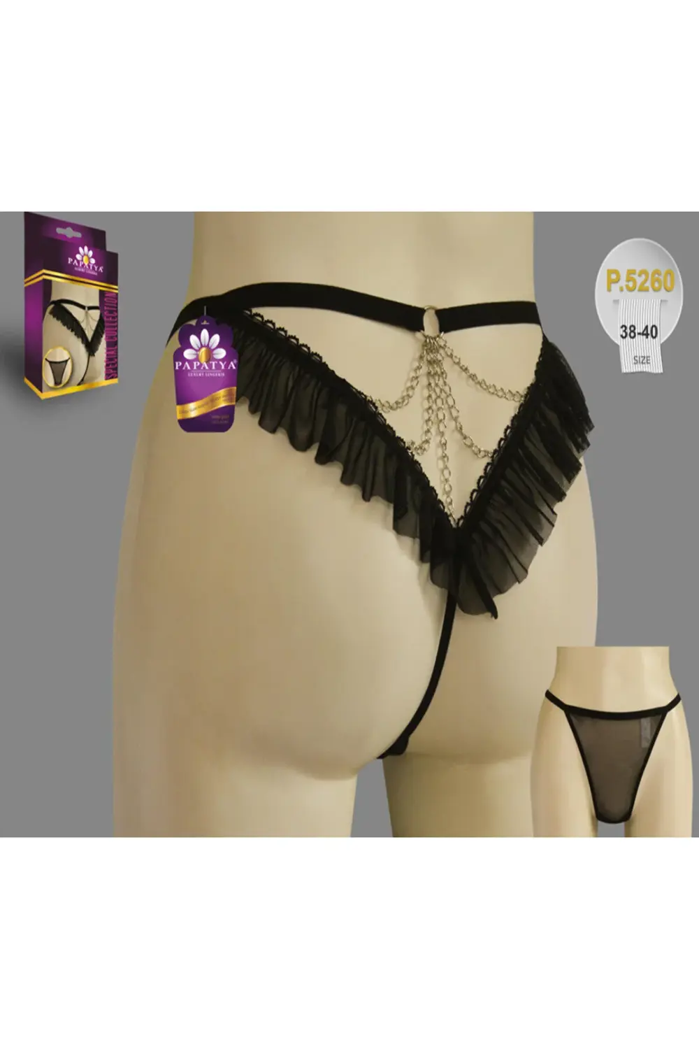 FANTEZİ ZİNCİRLİ KÜLOT