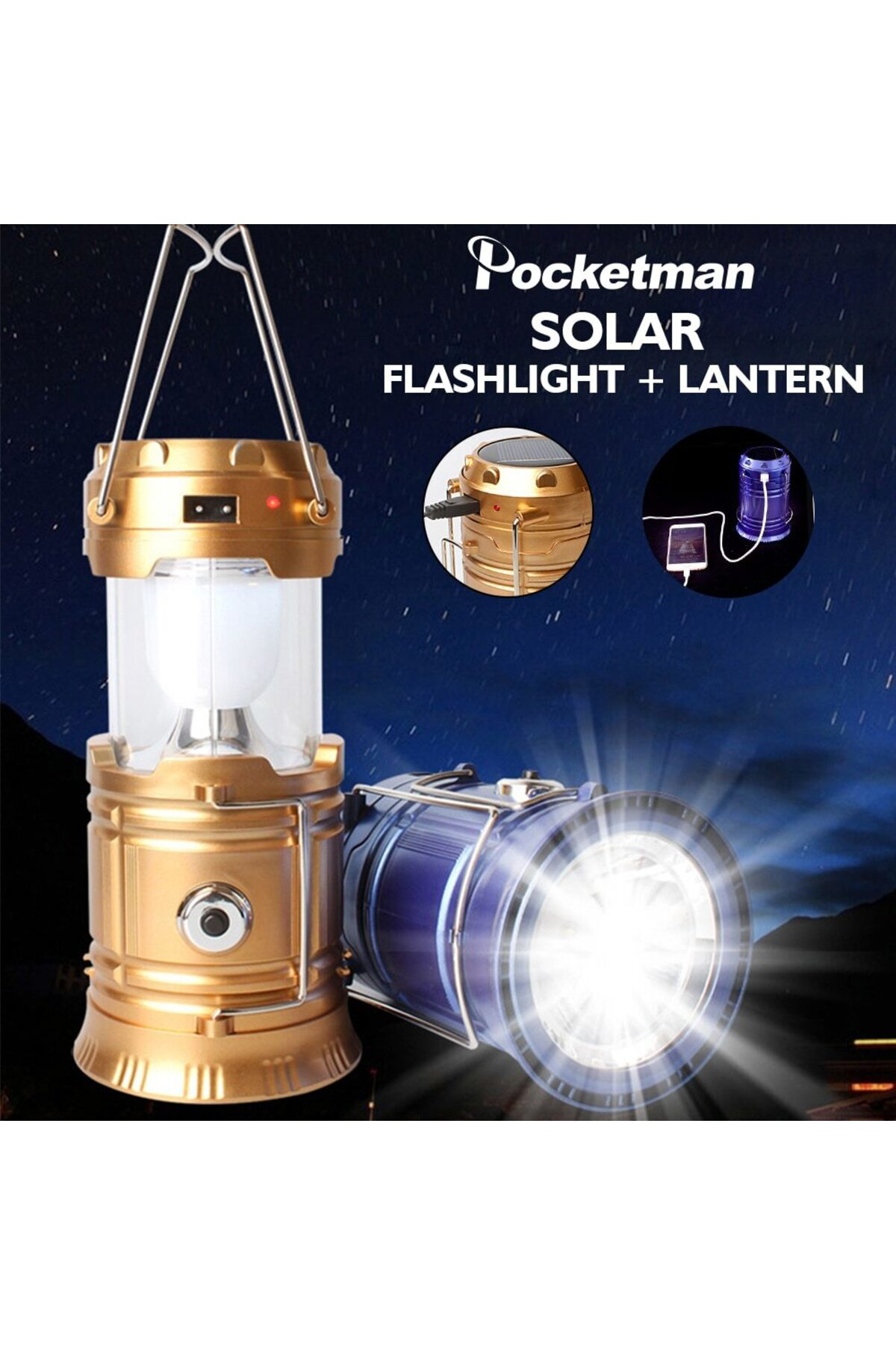 Ok Aksesuar Fanus Şeklinde Mercekli Kamp Lambası Go50607386520