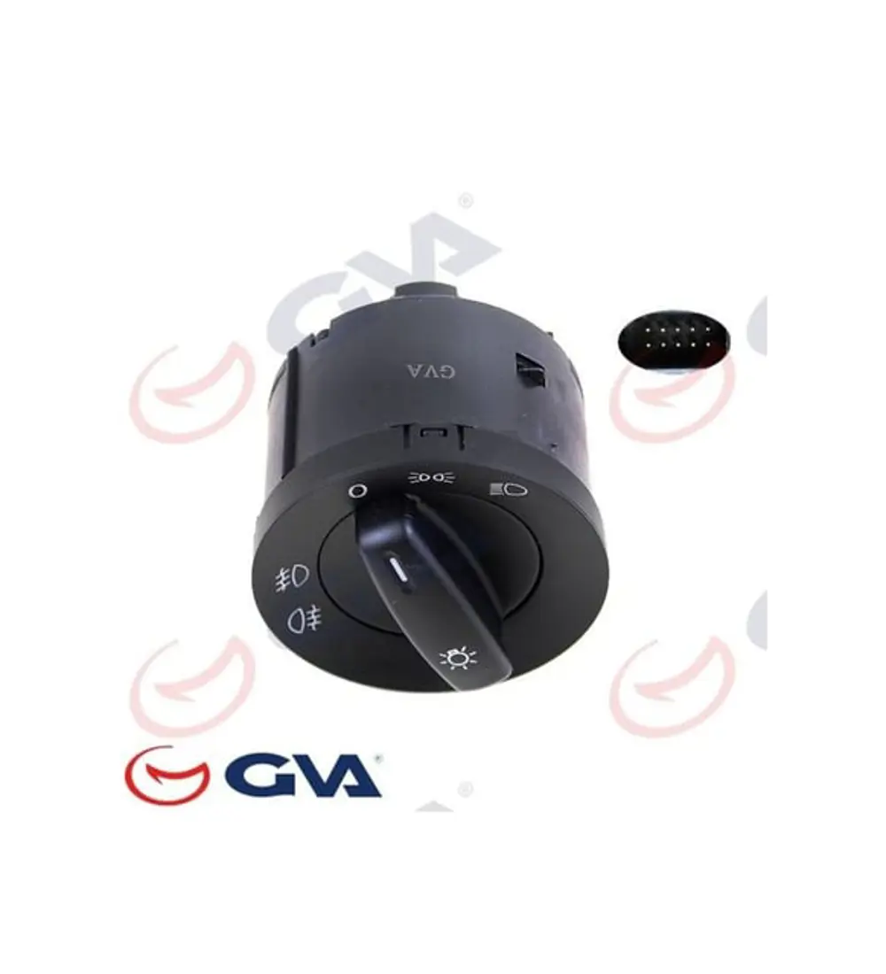 Far Düğmesi - Krom (GVA)(8075060)(3C8941431C)(Golf Passat Jetta)