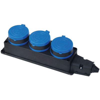 Far  Kauçuk Monofaze Üçlü Grup Priz