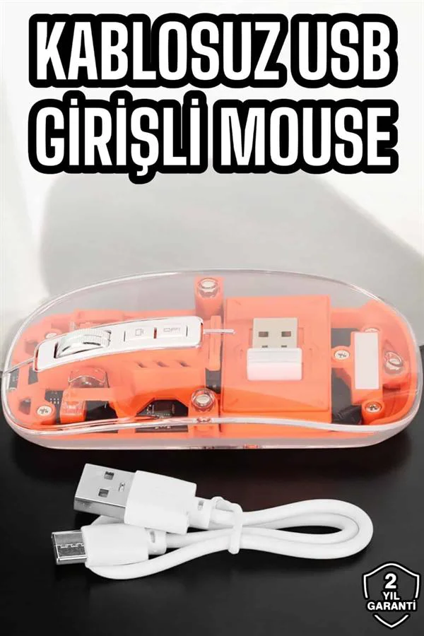 Fare Mouse Çift Modlu Kablosuz Bağlantılı 2.4GHz Destekli Yeni Nesil