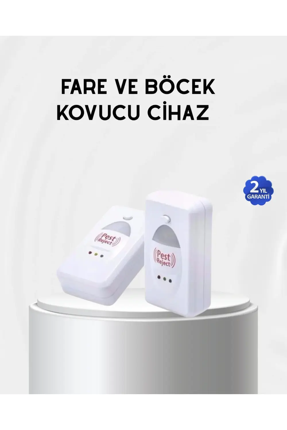 Fare, Sivrisinek ve Böcek Kovucu Ultrasonik Cihaz – Güvenli ve Ki
