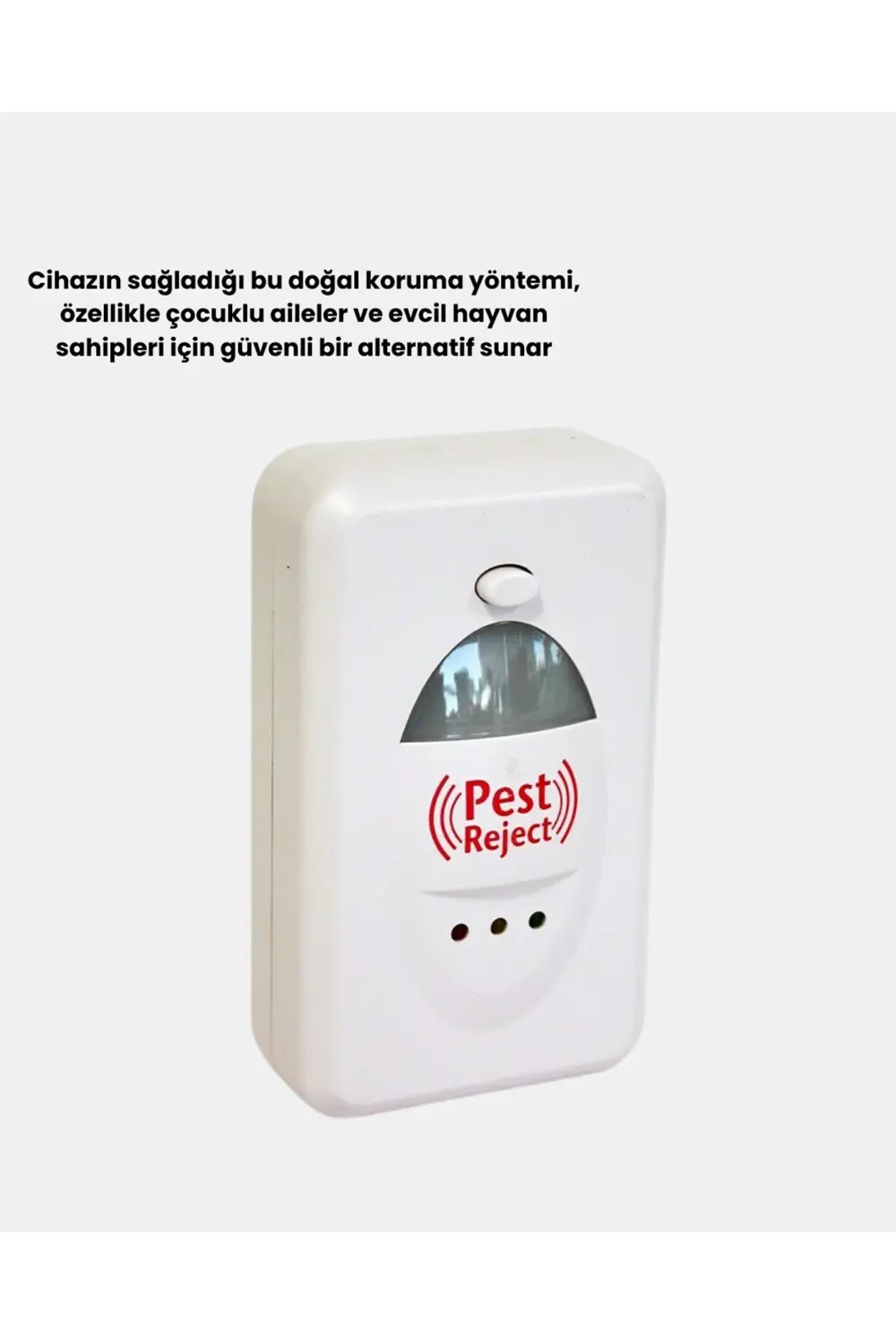 Fare, Sivrisinek ve Böcek Kovucu Ultrasonik Cihaz – Güvenli ve Ki
