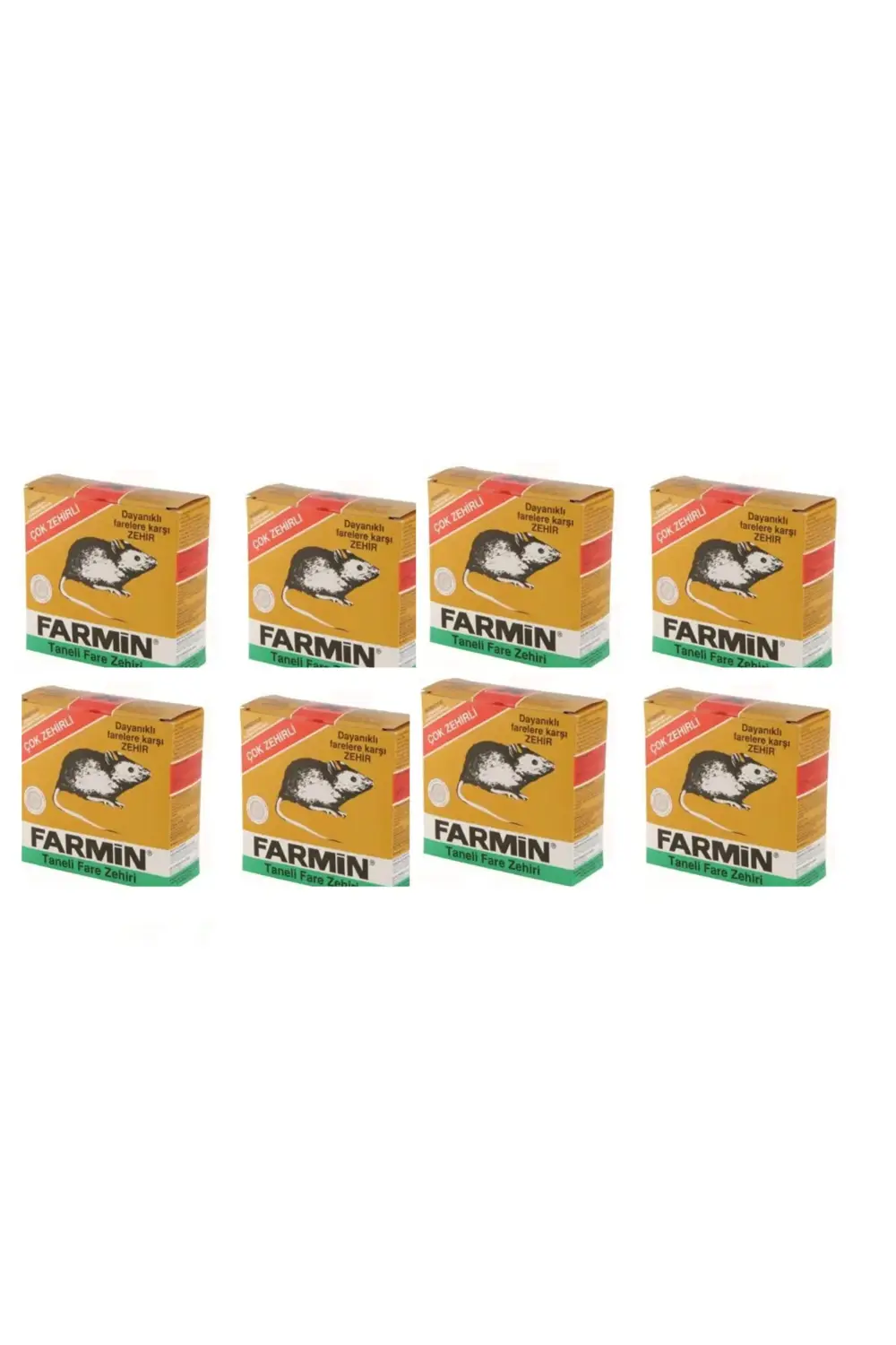 Fare Ve Sıçan Zehiri Buğday 250 gr X 8 Adet (Haşere İlacı)