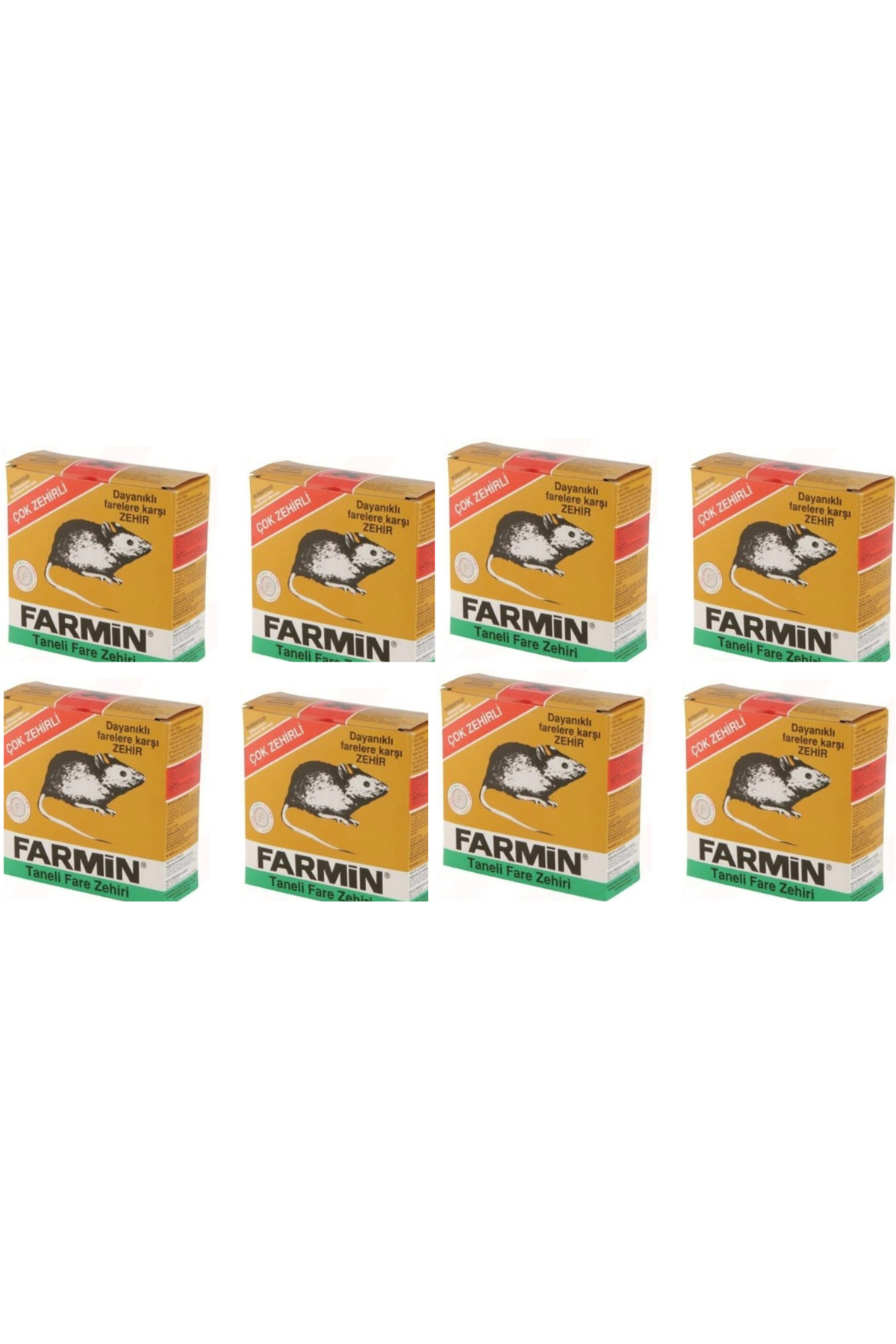 Fare Ve Sıçan Zehiri Buğday 250 gr X 8 Adet (Haşere İlacı)