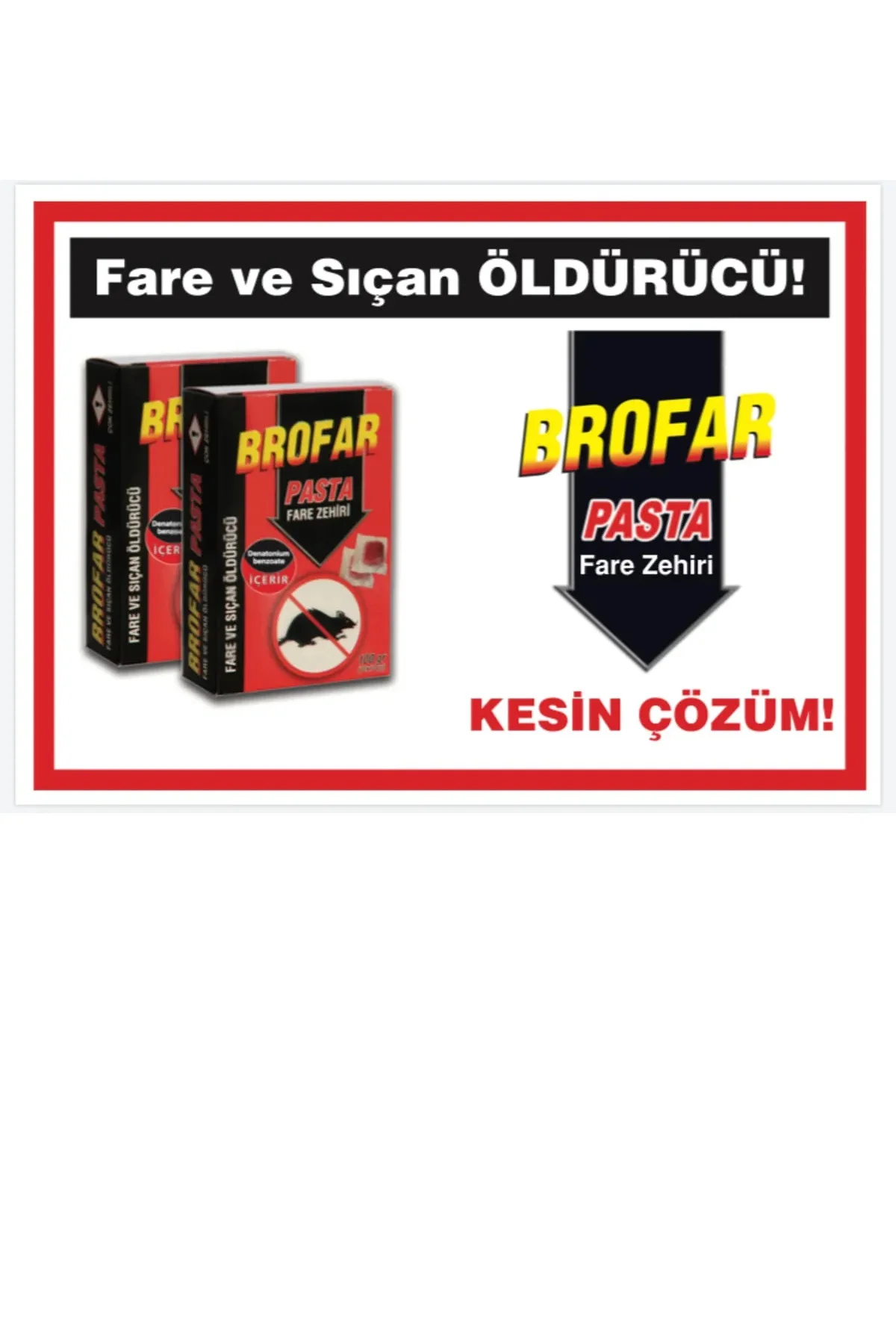 Fare Zehiri Pasta 100gr (10x10gr) '' 3 Adet '