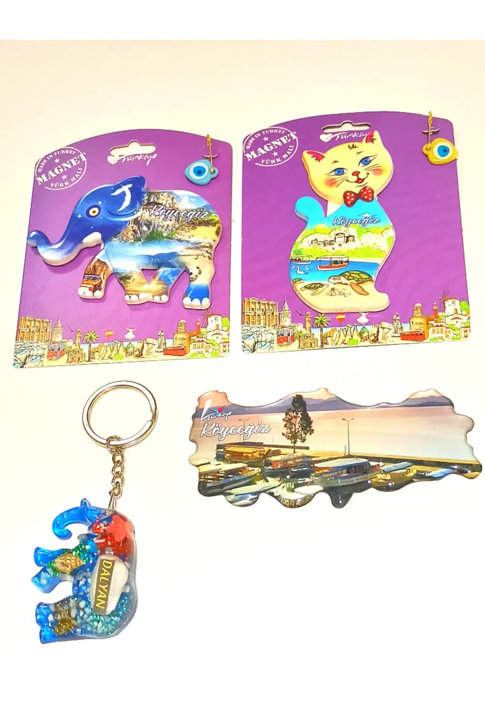 Farklı Model Desenli Renkli Kültürel Hediyelik