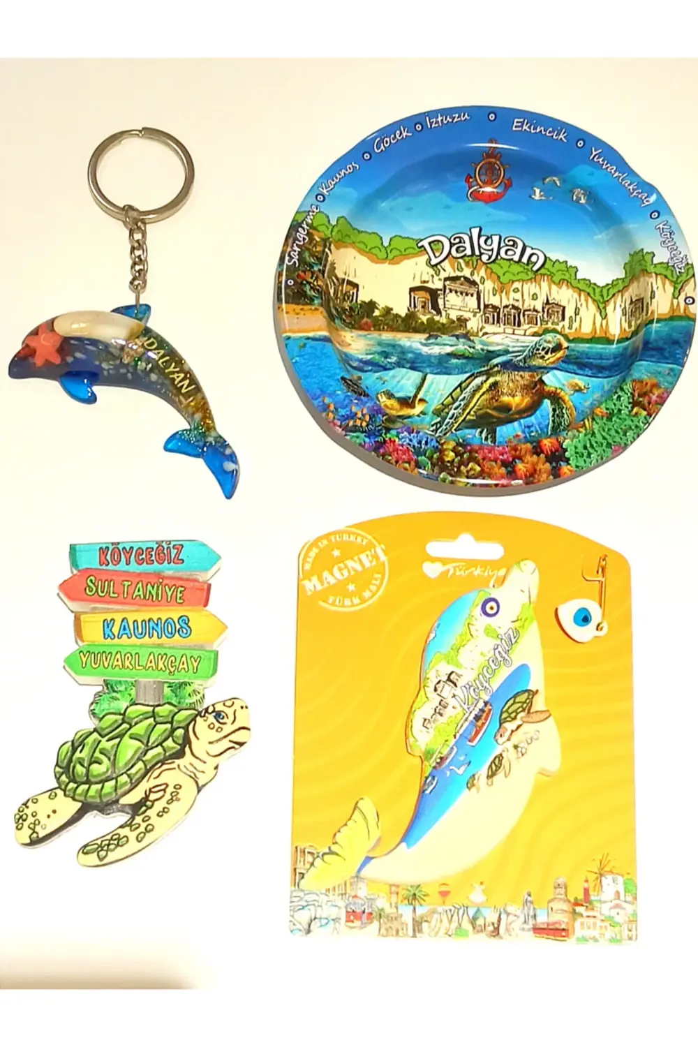 Farklı Model Desenli Renkli Kültürel Hediyelik