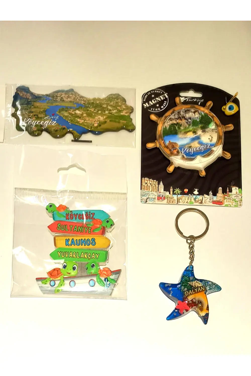 Farklı Model Desenli Renkli Kültürel Hediyelik