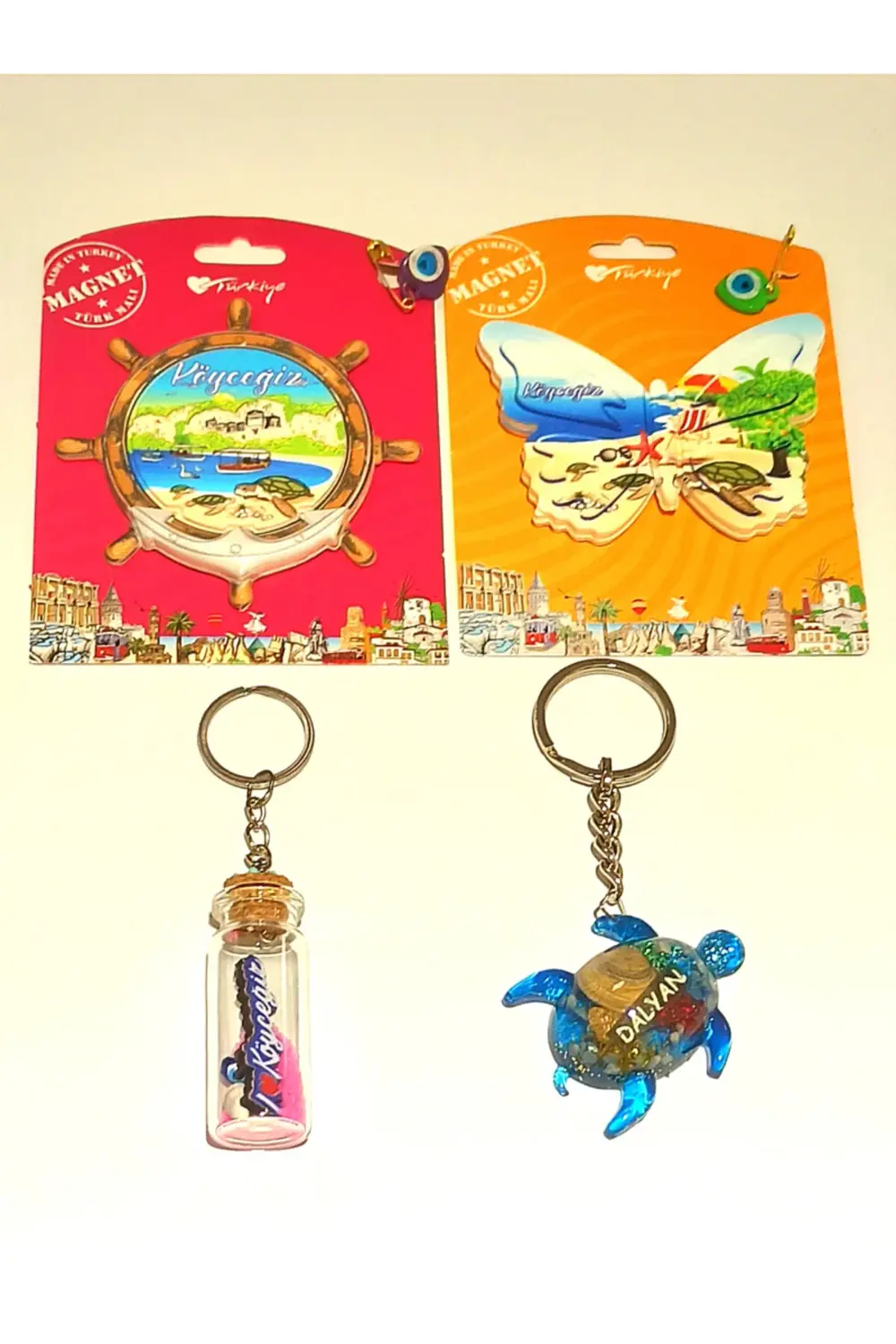 Farklı Model Desenli Renkli Kültürel Hediyelik