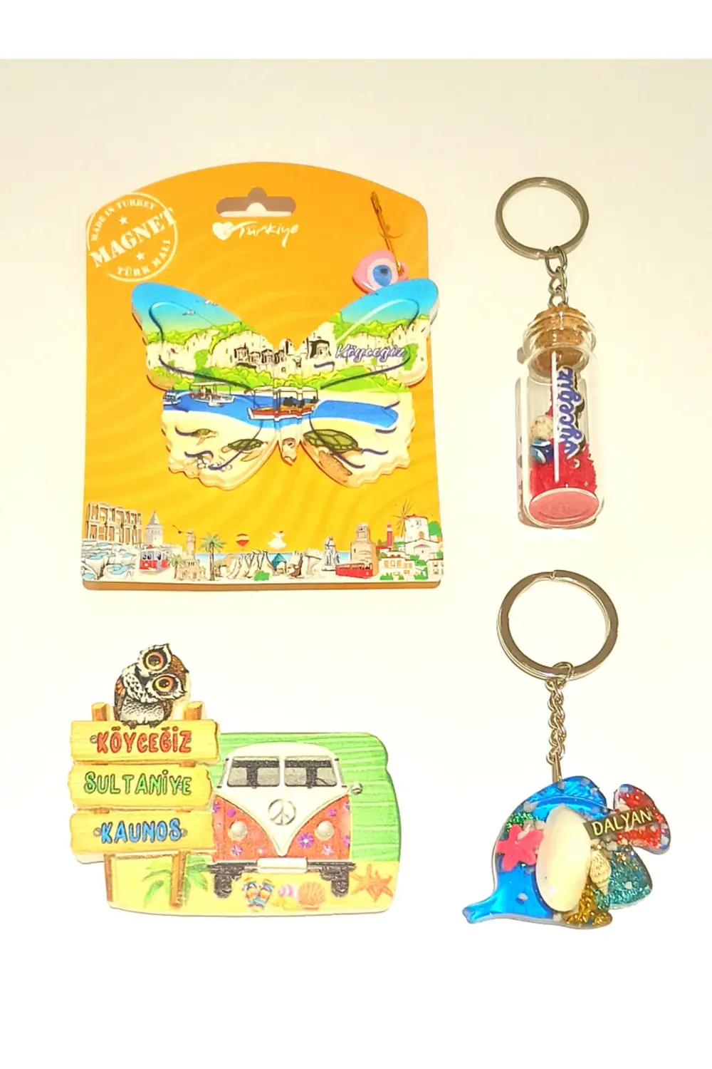 Farklı Model Desenli Renkli Kültürel Hediyelik