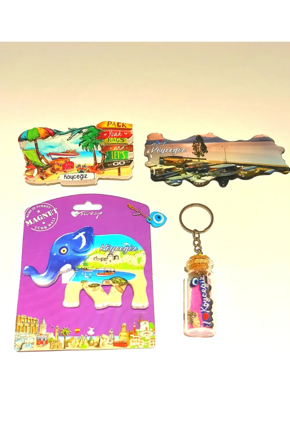 Farklı Model Desenli Renkli Kültürel Hediyelik