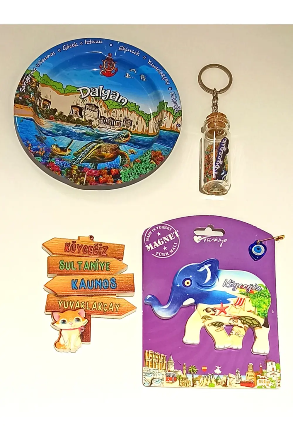 Farklı Model Desenli Renkli Kültürel Hediyelik