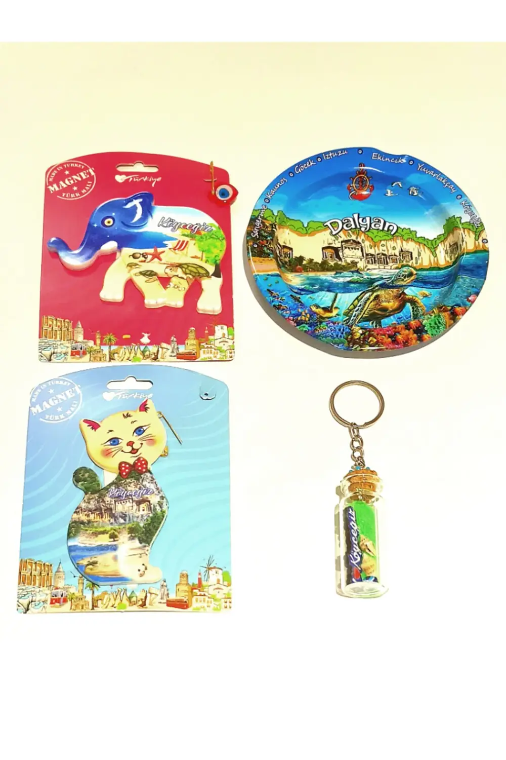 Farklı Model Desenli Renkli Kültürel Hediyelik