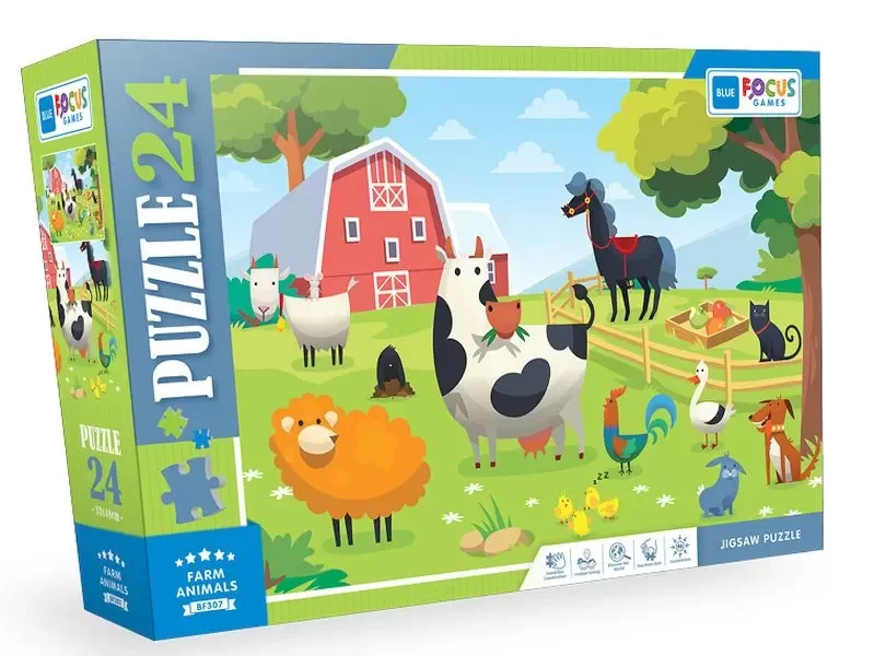 Farm Anımals (Çiftlik Hayvanları) - 24 Parça