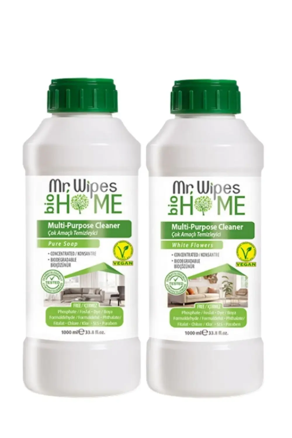 FARMASİ 1000 ML ÇOK AMAÇLI TEMİZLEYİCİ SABUN VE ÇİÇEK KOKULU 2 X1