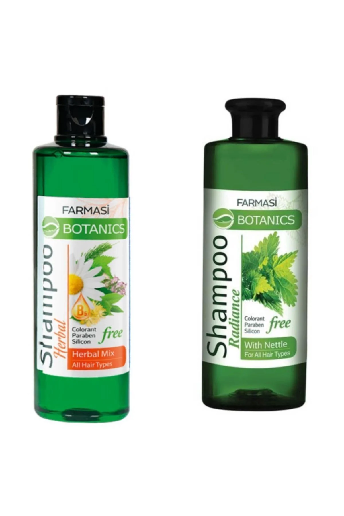 Farması Botanıcs Herbal Mıx Şampuan 500 Ml + Isırgan Özlü Şampuan