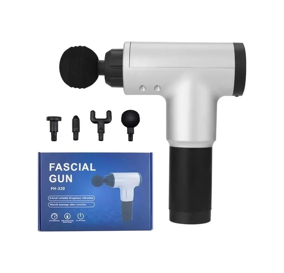 Fascial Gun Rh-320 6 Kademe Hız Ayarlı, 4 Parça Başlıklı, Usb Şarjlı, Masaj Tabanca Aleti 5358 Diğer Fascial Gun Rh-320 6 Kademe Hız Ayarlı, 4 Parça Başlıklı, Usb Şarjlı, Masaj Tabanca Aleti 5358 Diğer