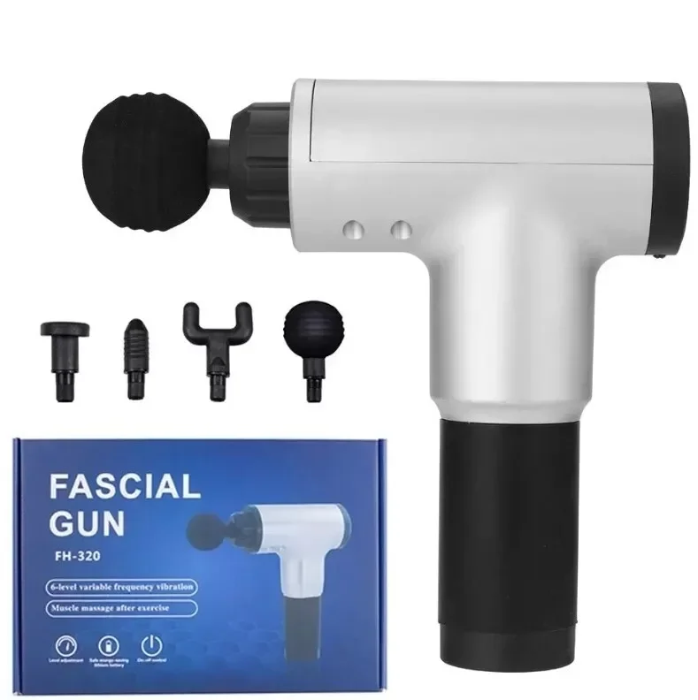 Fascial Gun Rh-320 6 Kademe Hız Ayarlı, 4 Parça Başlıklı, Usb Şarjlı, Masaj Tabanca Aleti Bx40 Fiyatı, Yorumları ve Özellikleri