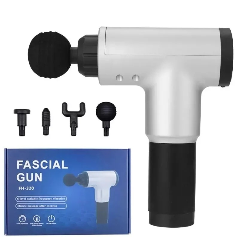 Fascial Gun RH-320 6 Kademe Hız Ayarlı, 4 Parça Başlıklı, Usb Şar