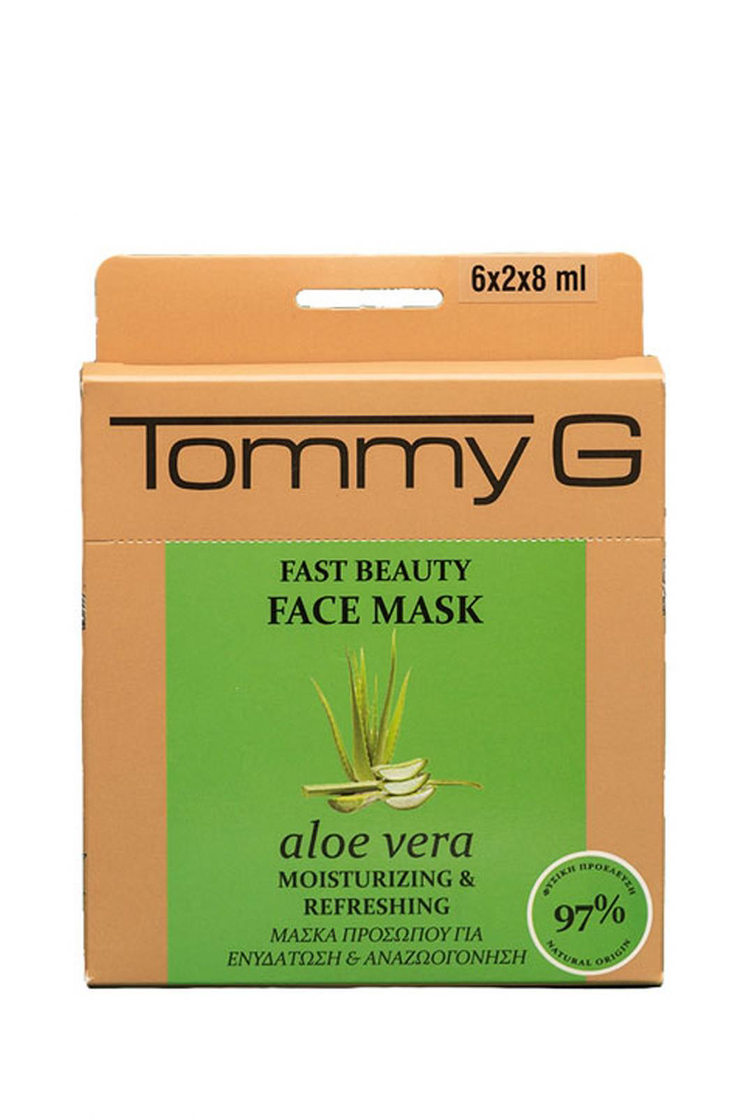 Tommy G Fast Beauty F.Mask Aloe Vera Tg Box - Hizli Güzellik Maskesi Aloe Tommy G Fast Beauty F.Mask Aloe Vera Tg Box - Hizli Güzellik Maskesi Aloe