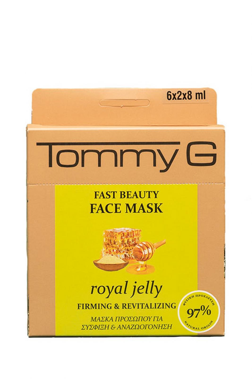 Tommy G Fast Beauty F.Mask Royal Jelly Tg Box - Hizli Güzellik Maskesi Ar Tommy G Fast Beauty F.Mask Royal Jelly Tg Box - Hizli Güzellik Maskesi Ar