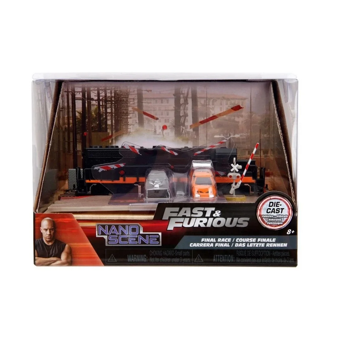 Fast  Furious Nano Train Scene Diorama