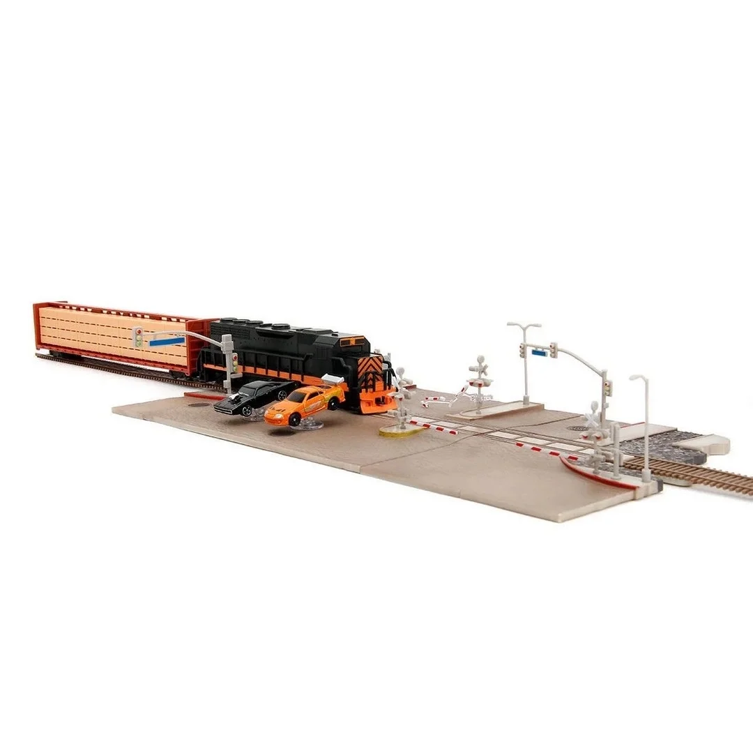 Fast  Furious Nano Train Scene Diorama