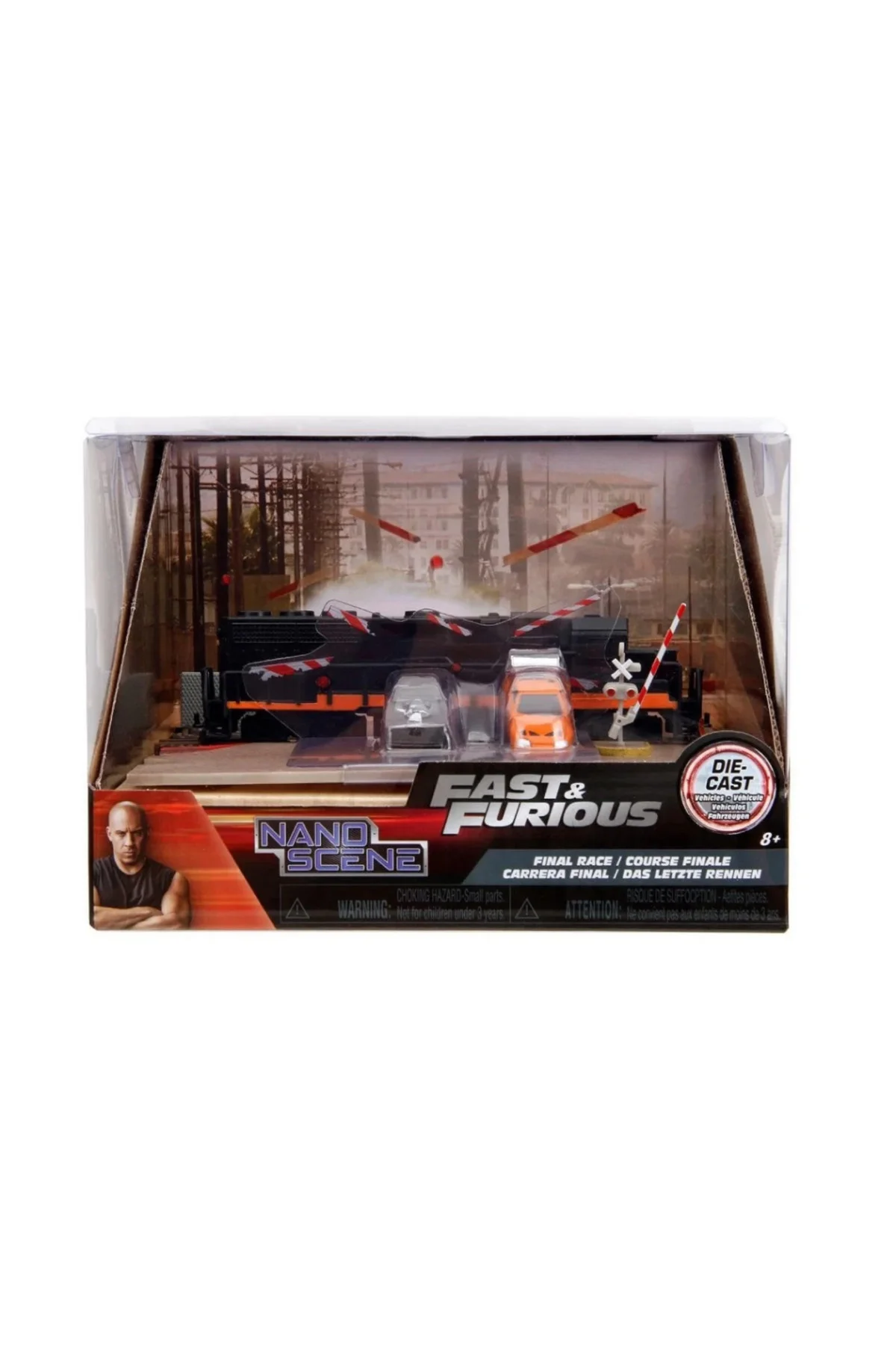 Fast & Furious Nano Train Scene Diorama