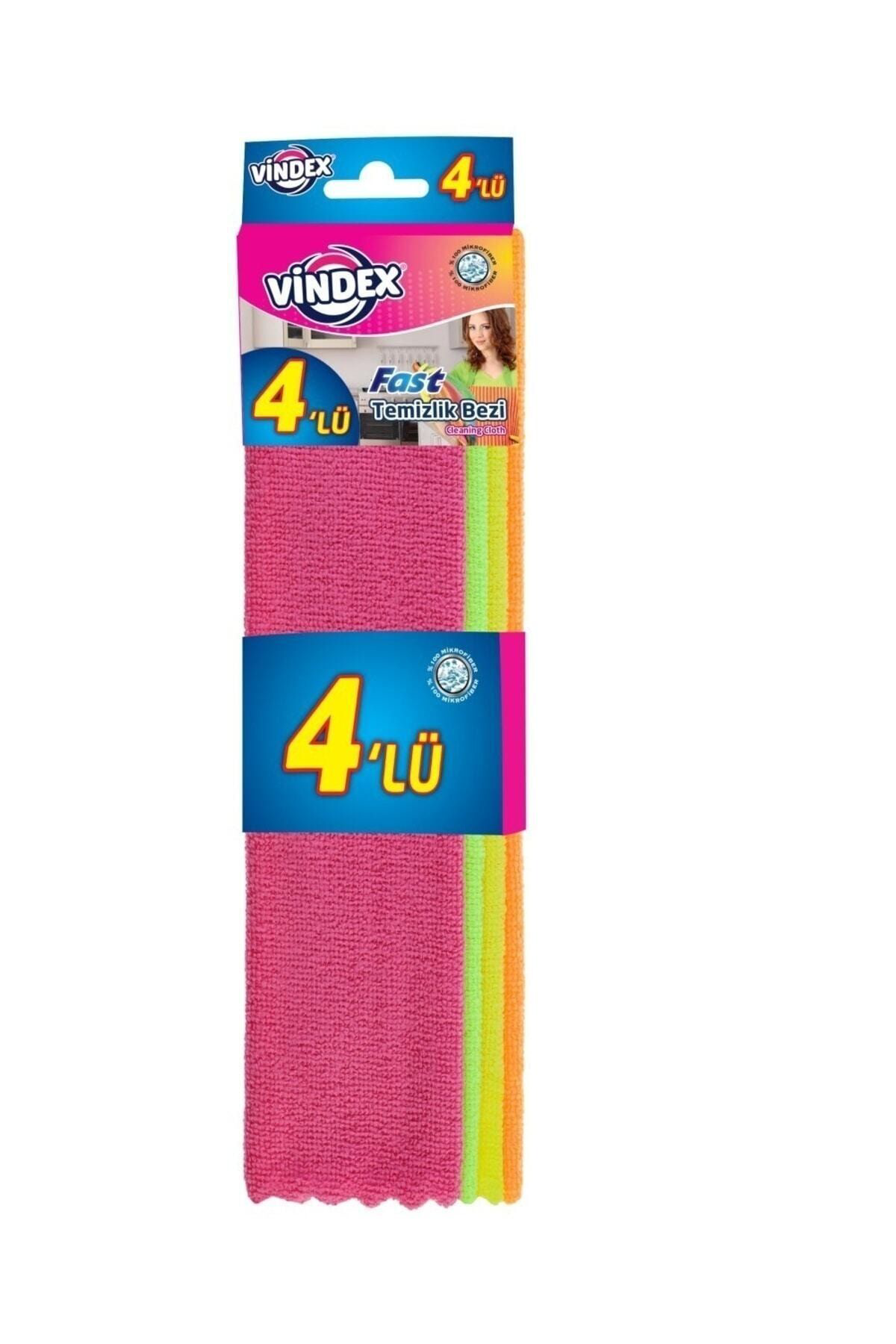Vindex Fast Microfiber Bez 4'Lü