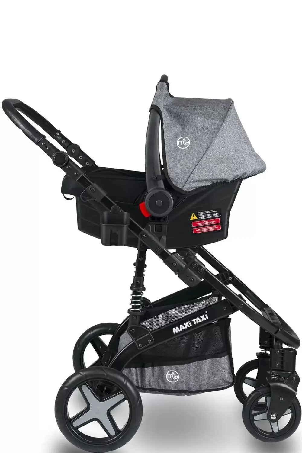 Fast Pro Alüminyum Travel Sistem Bebek Arabası - Cotton Grey