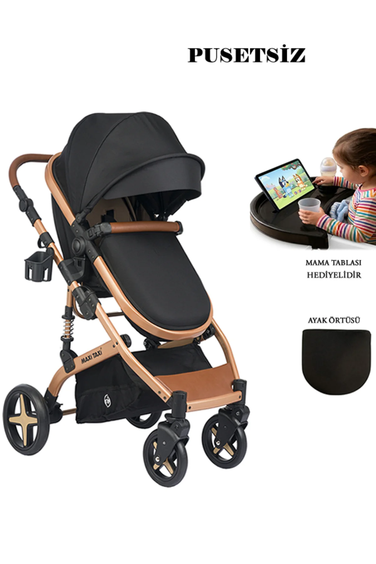 Fast Pro Çift Yönlü Tek Bebek Arabası ( Pusetsiz )
