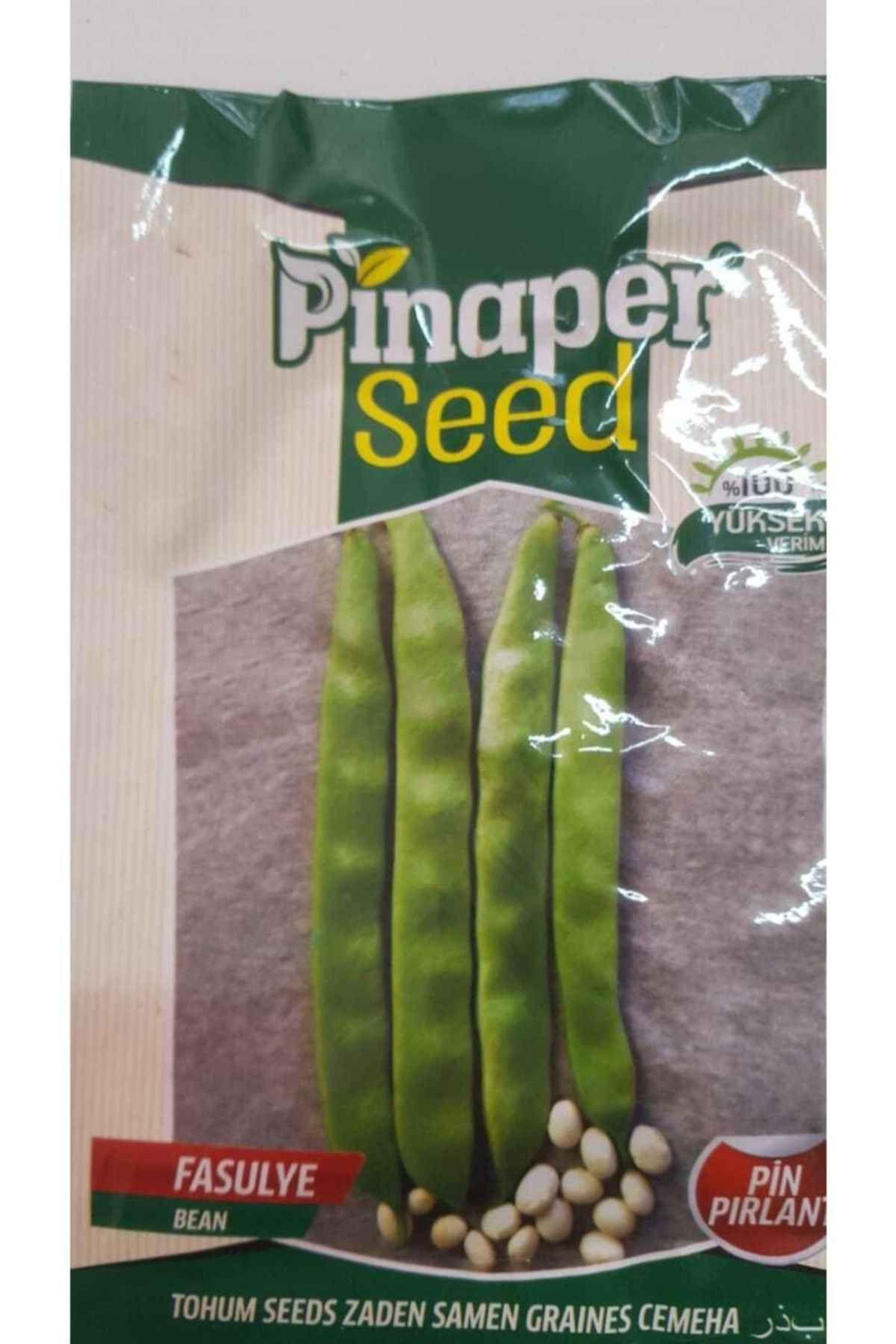 Pinaper Seed Fasulye Tohumu 1 Paket %100 Yüksek Verimlidir.