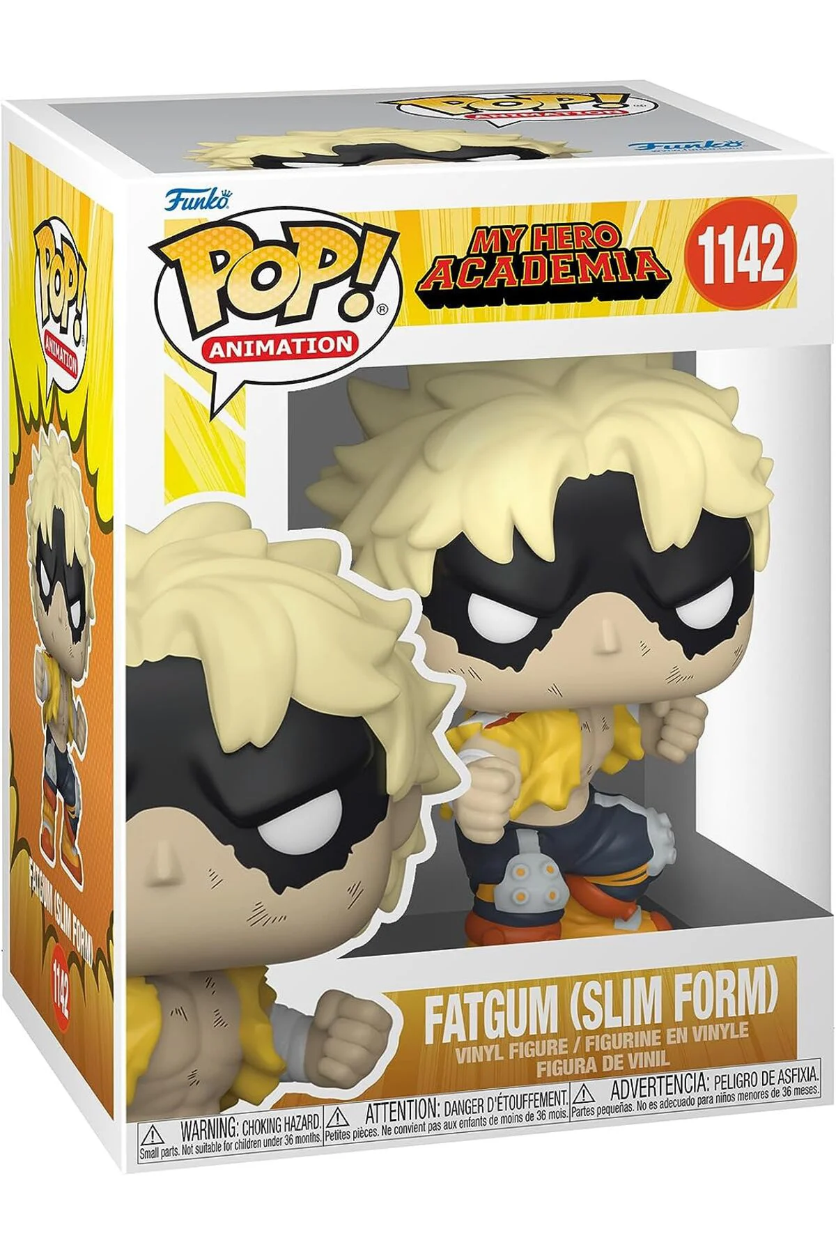 Fatgum Slim Form Collectable Vinyl Figure, Yellow