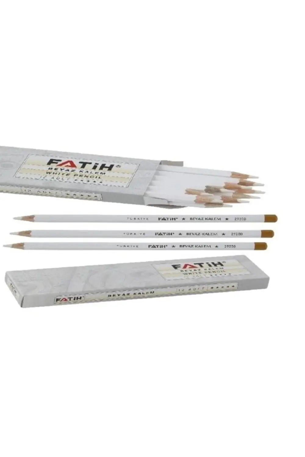 Fatih Beyaz Kopya Kalemi 12'li Paket PRA-379376-3771