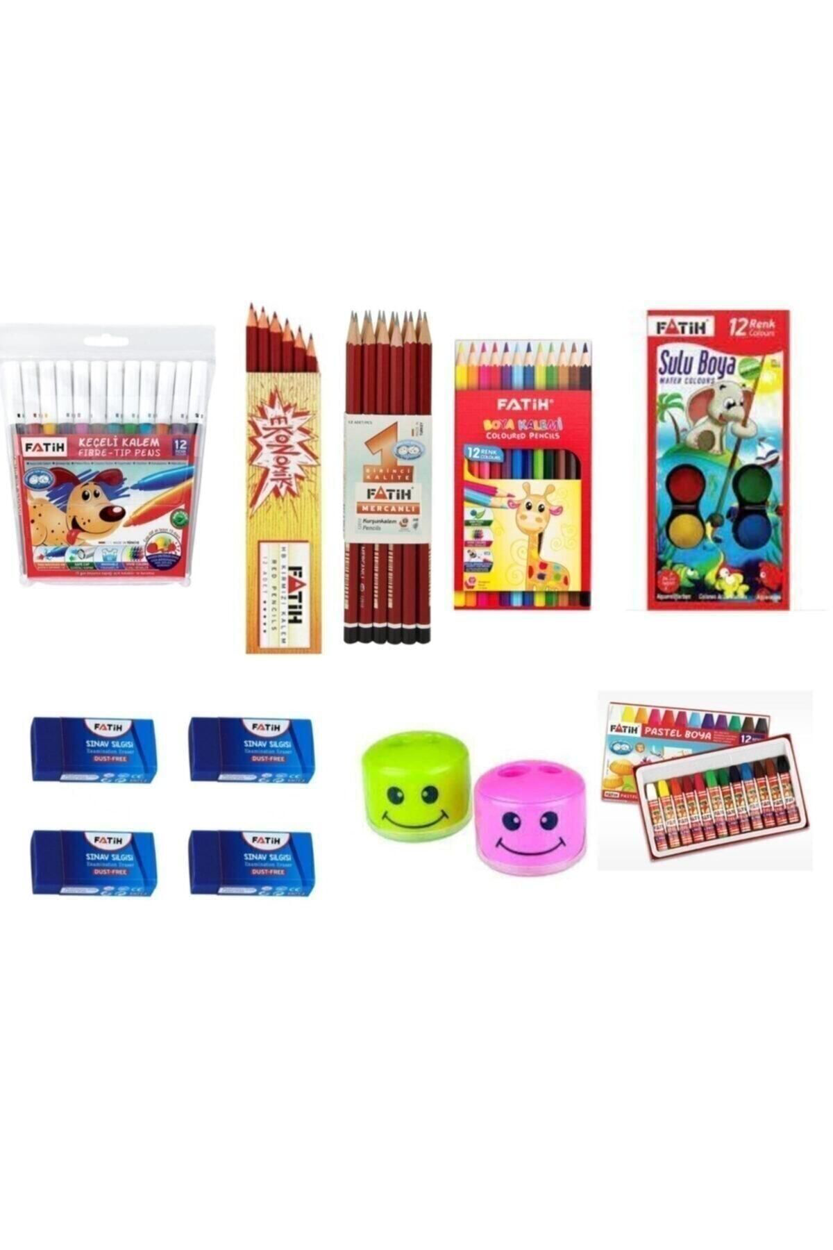Atlantik Fatih Kırtasiye Seti, Okul Seti, Boyama Seti