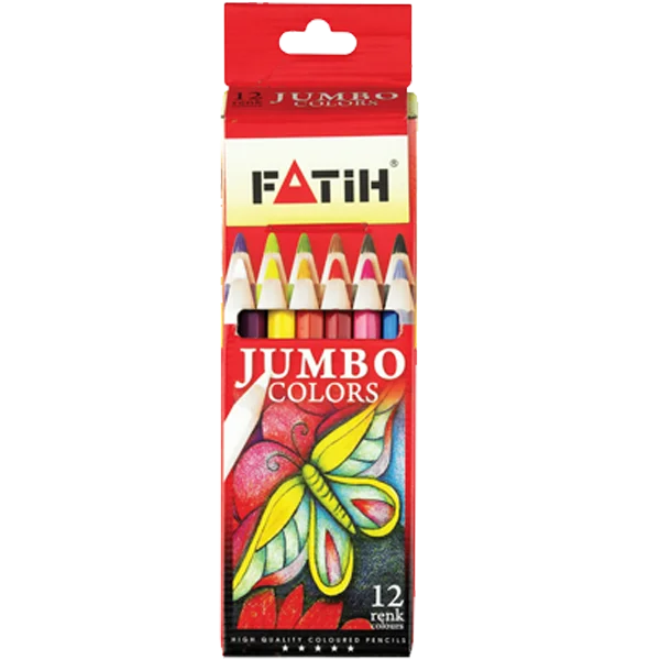 Fatih Kuru Boya Karton Kutu Jumbo Tam Boy 12 Lİ 33412