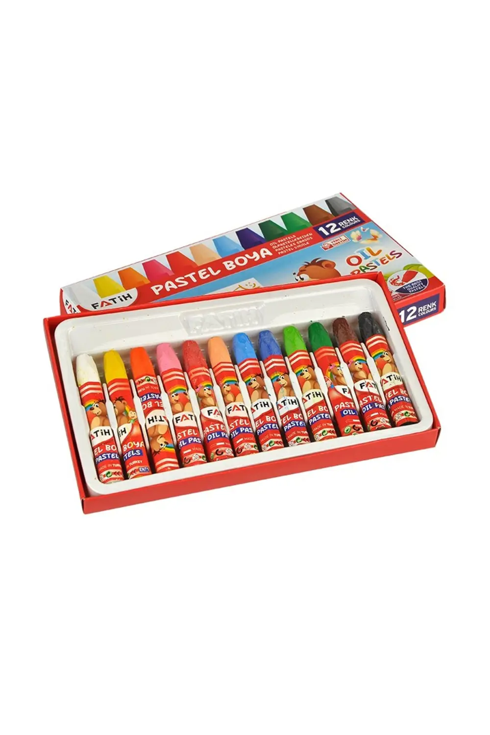 FATİH PASTEL BOYA 12 RENK 4012