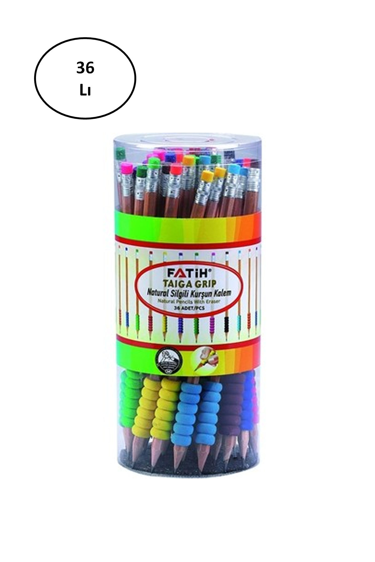 Just Cheap Store Fatih Taiga Naturel Eva Silgili Kalem 36'Li