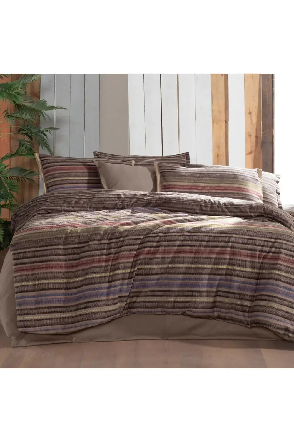 Fauna Tek Kişilik %100 Pamuk Flanel (PAZEN) Nevresim Takımı