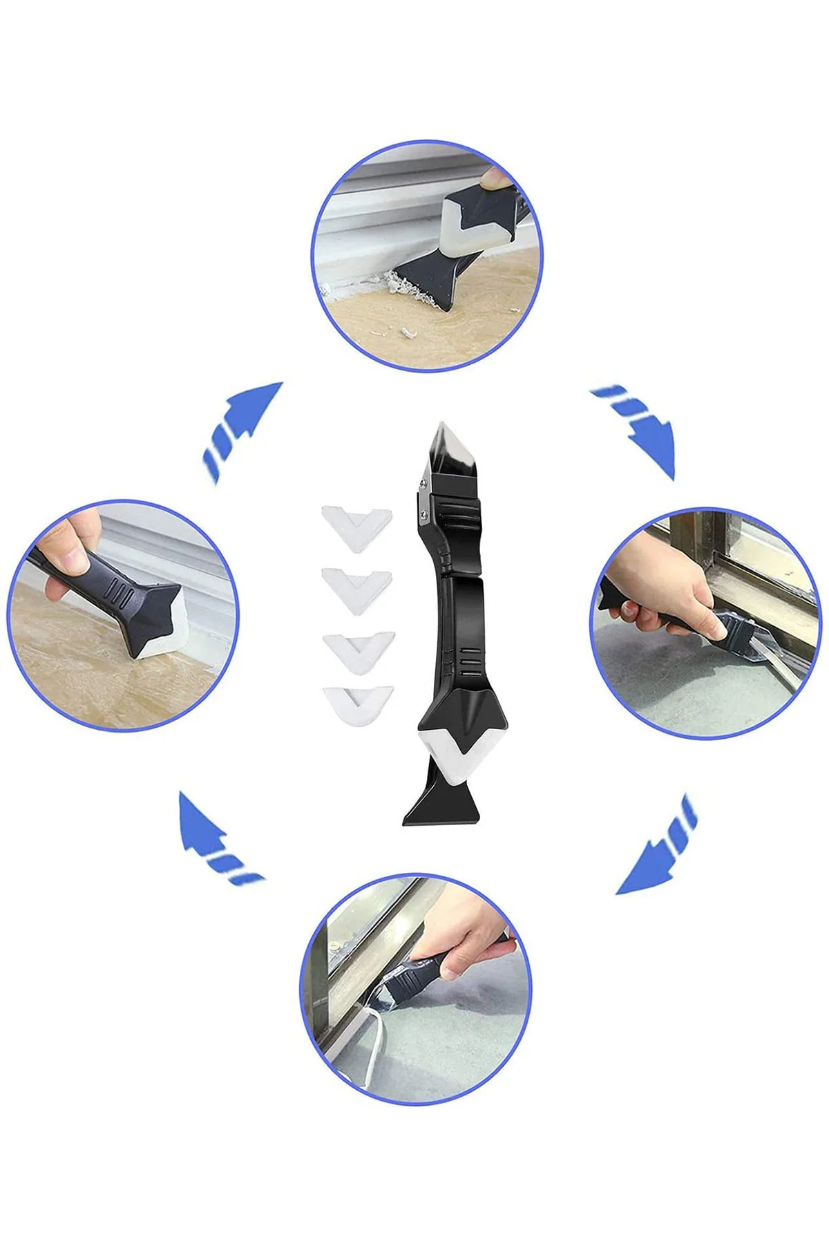 Fayans Ve Derz Temizleyici Bıçak Paslanmaz Çelik Fayans Arası Tem
