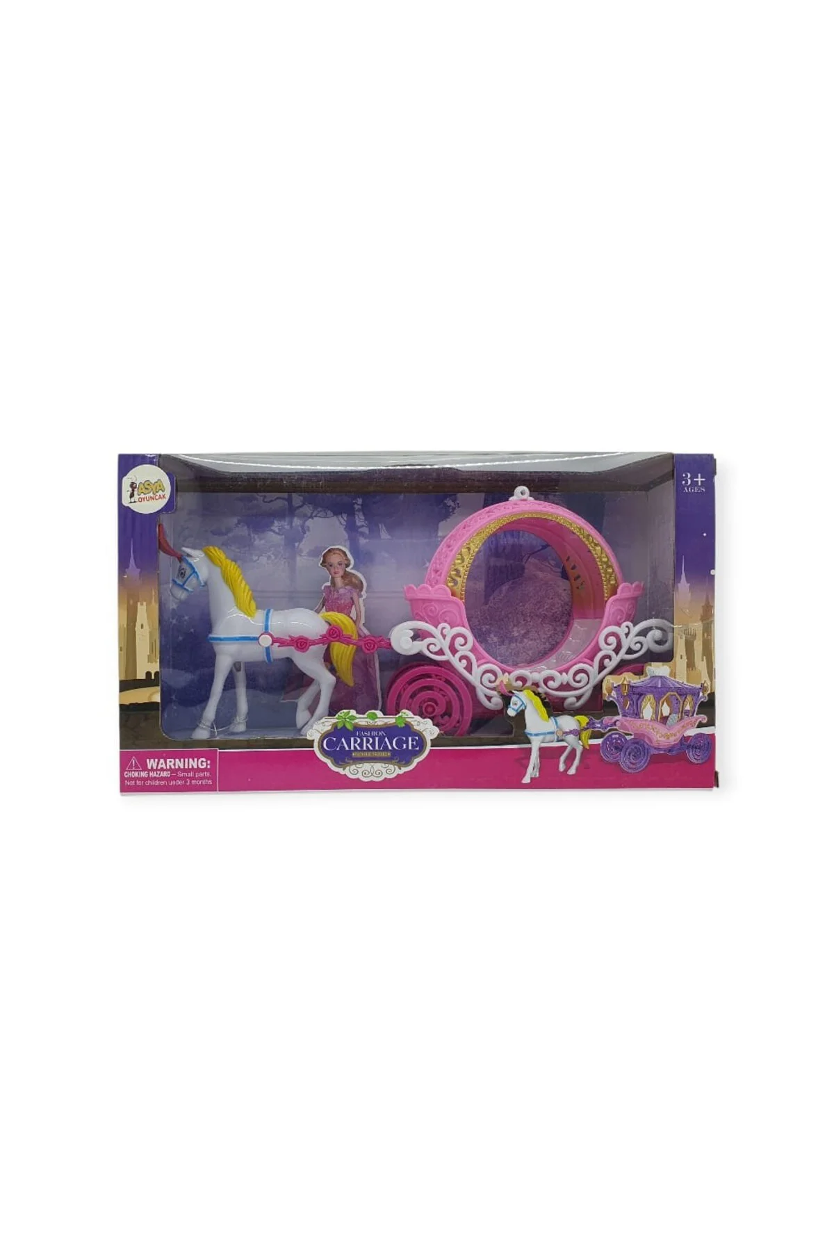 Faytonlu At Arabası Seti - SS099-C (Lisinya)