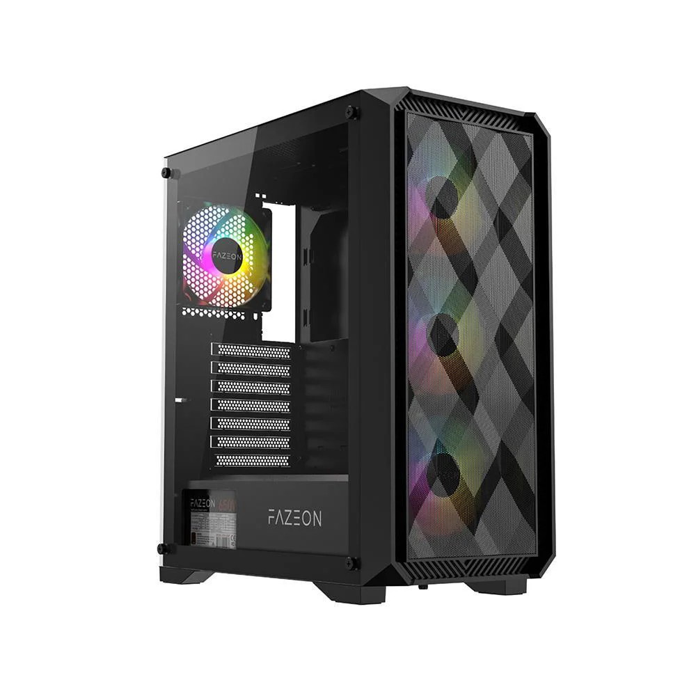 FAZEON F4 650W 80PLUS BRONZE Mesh 4x120mm ARGB Fanlı ATX Bilgisay
