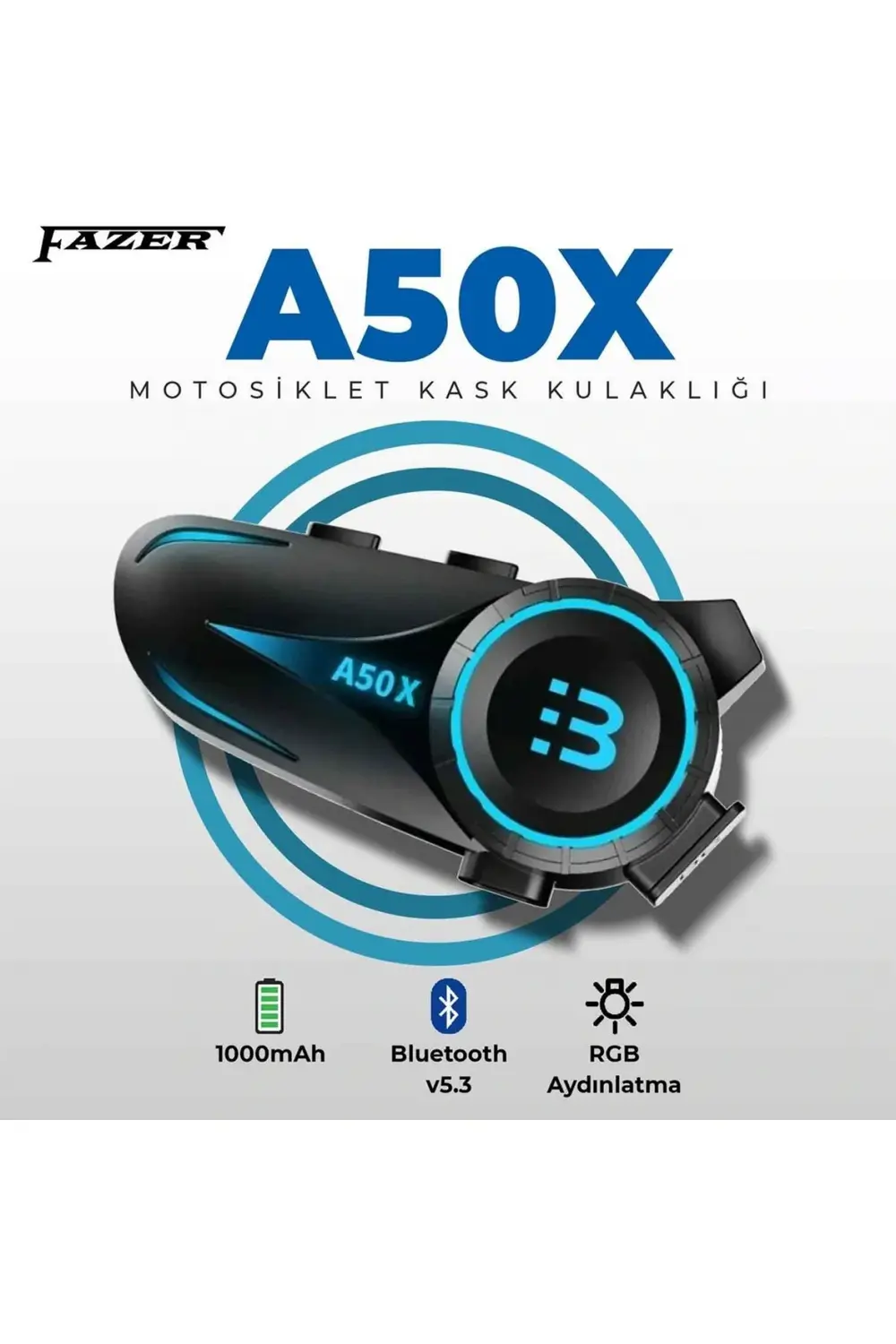 Fazer A50x Kask Bluetooth Kulaklık Mikrofon Seti - Interkom Fazer A50x Kask Bluetooth Kulaklık Mikrofon Seti - Interkom